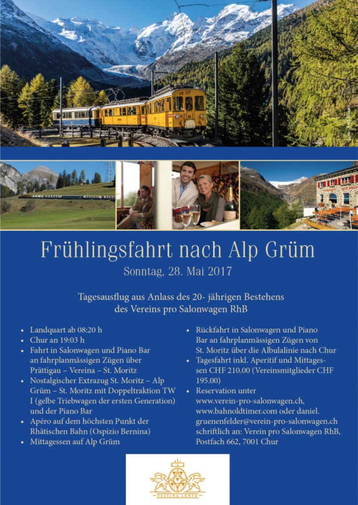 Frühlingsfahrt im Pullman